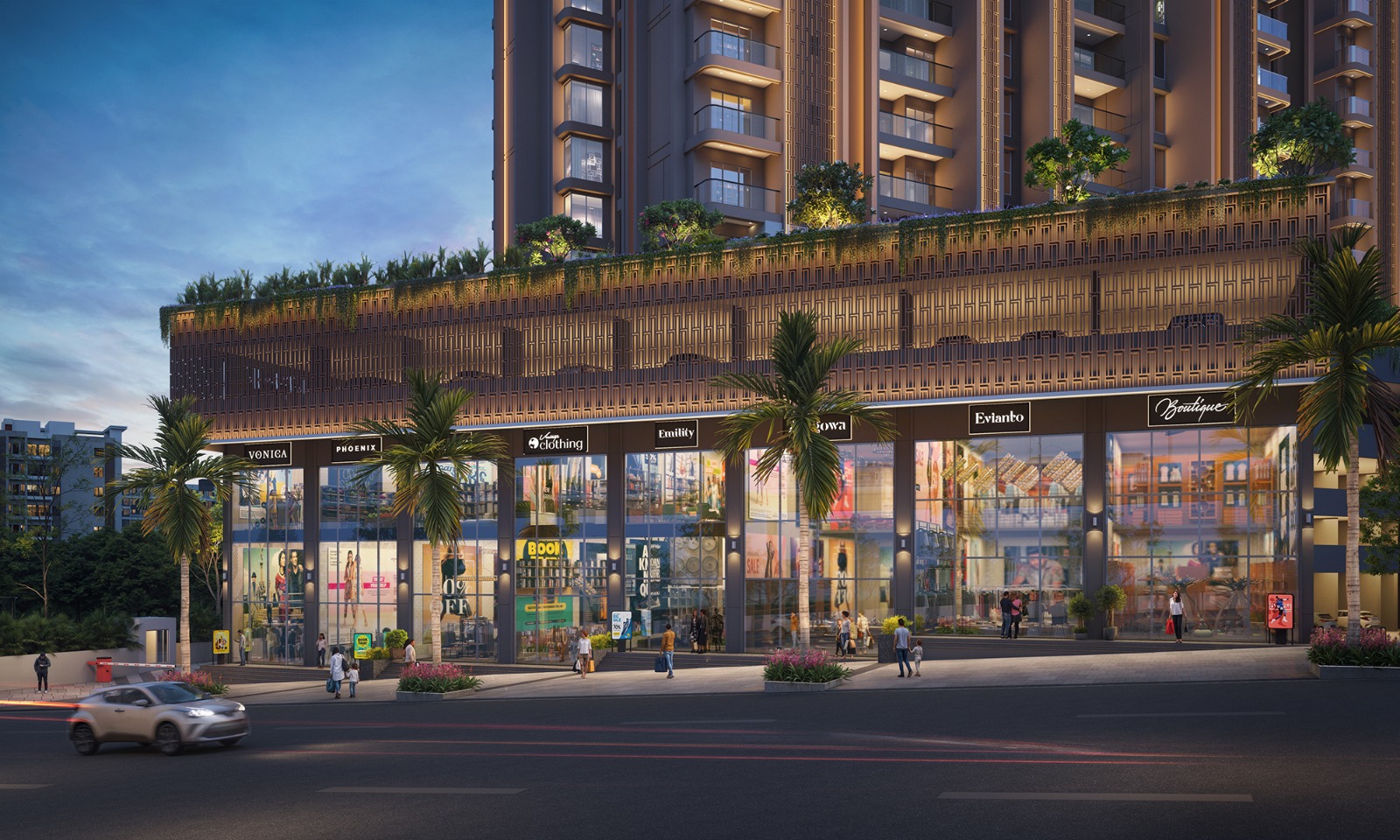 Delivered project by City One and Vasant Realty